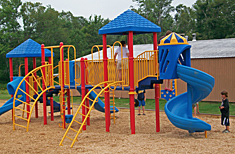 New Playground at Peppermint Park Camping Resort